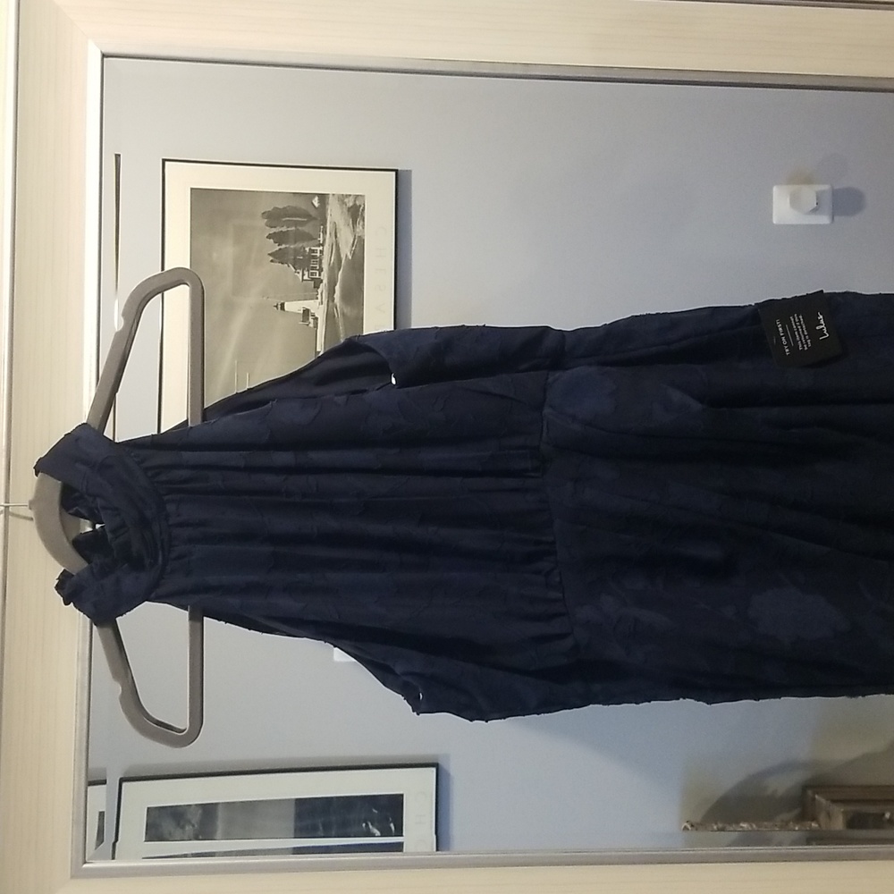 lulu's Navy dress L NWT